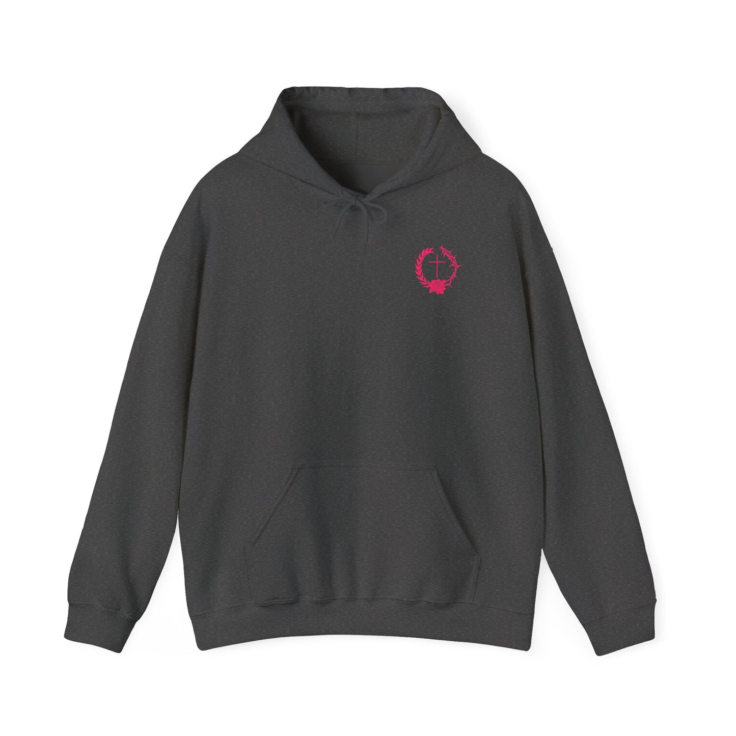 Faith-Inspired Floral Hoodie, Unisex Sweatshirt for Comfort, Perfect for Daily Wear, Gift for Loved Ones, Christian Apparel, Cozy Layering