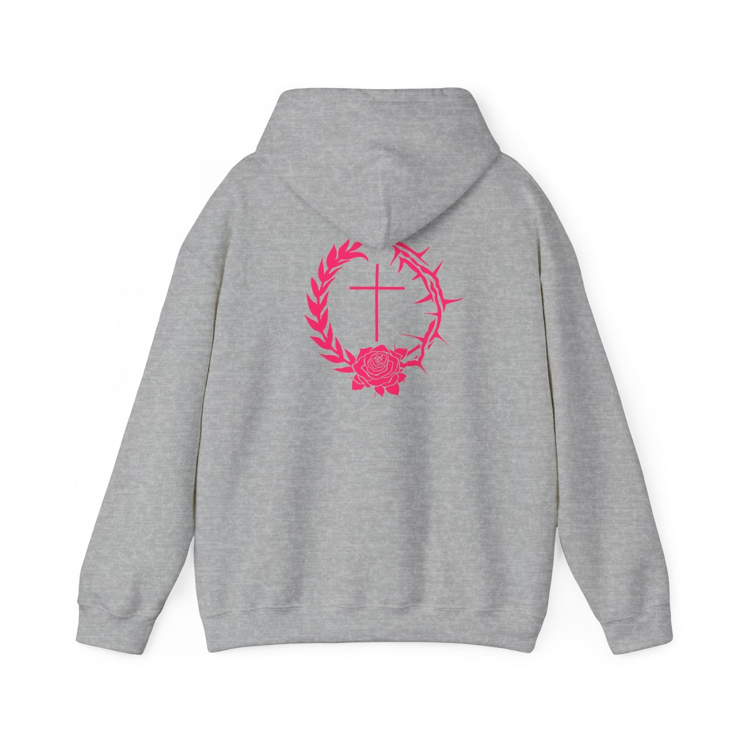 Faith-Inspired Floral Hoodie, Unisex Sweatshirt for Comfort, Perfect for Daily Wear, Gift for Loved Ones, Christian Apparel, Cozy Layering