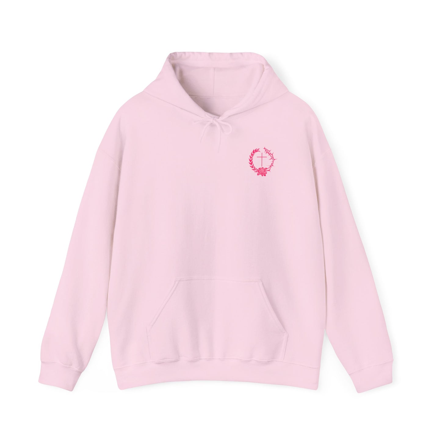 Faith-Inspired Floral Hoodie, Unisex Sweatshirt for Comfort, Perfect for Daily Wear, Gift for Loved Ones, Christian Apparel, Cozy Layering