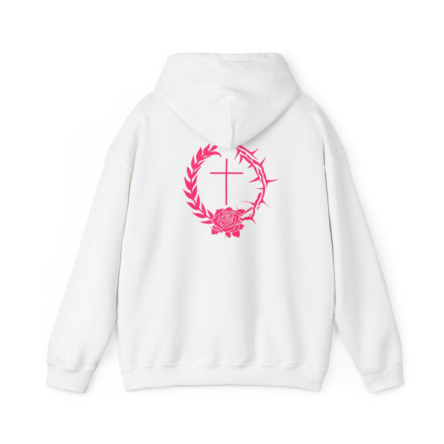 Faith-Inspired Floral Hoodie, Unisex Sweatshirt for Comfort, Perfect for Daily Wear, Gift for Loved Ones, Christian Apparel, Cozy Layering