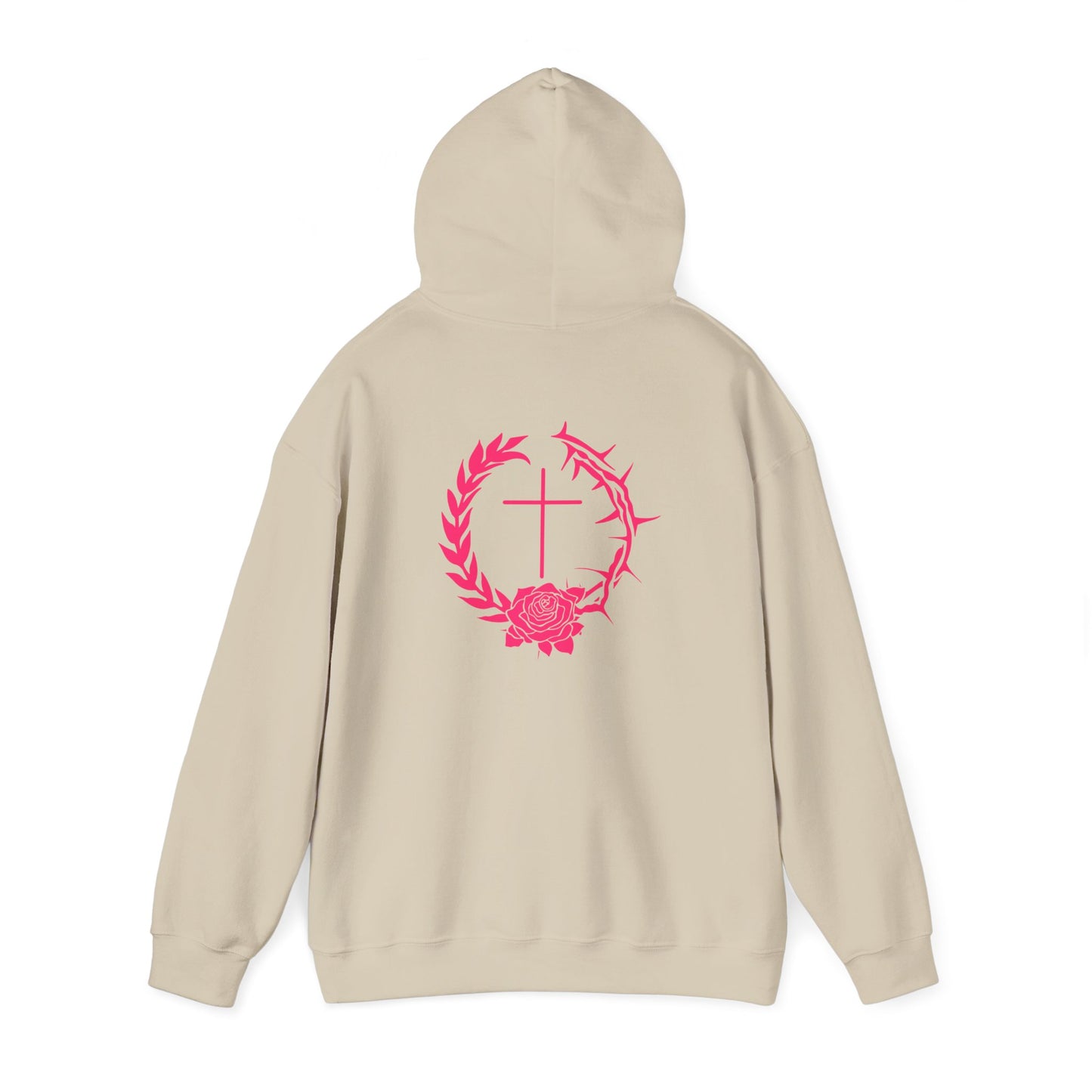 Faith-Inspired Floral Hoodie, Unisex Sweatshirt for Comfort, Perfect for Daily Wear, Gift for Loved Ones, Christian Apparel, Cozy Layering