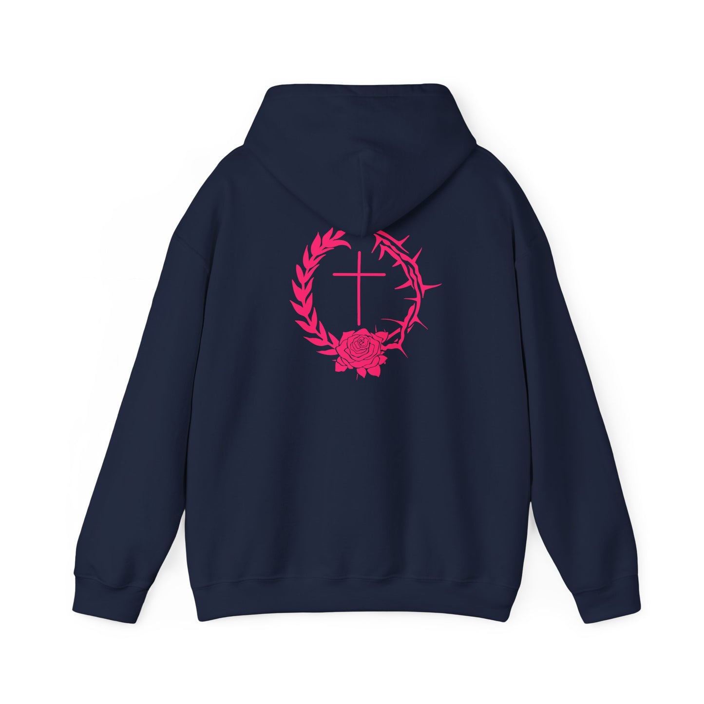 Faith-Inspired Floral Hoodie, Unisex Sweatshirt for Comfort, Perfect for Daily Wear, Gift for Loved Ones, Christian Apparel, Cozy Layering