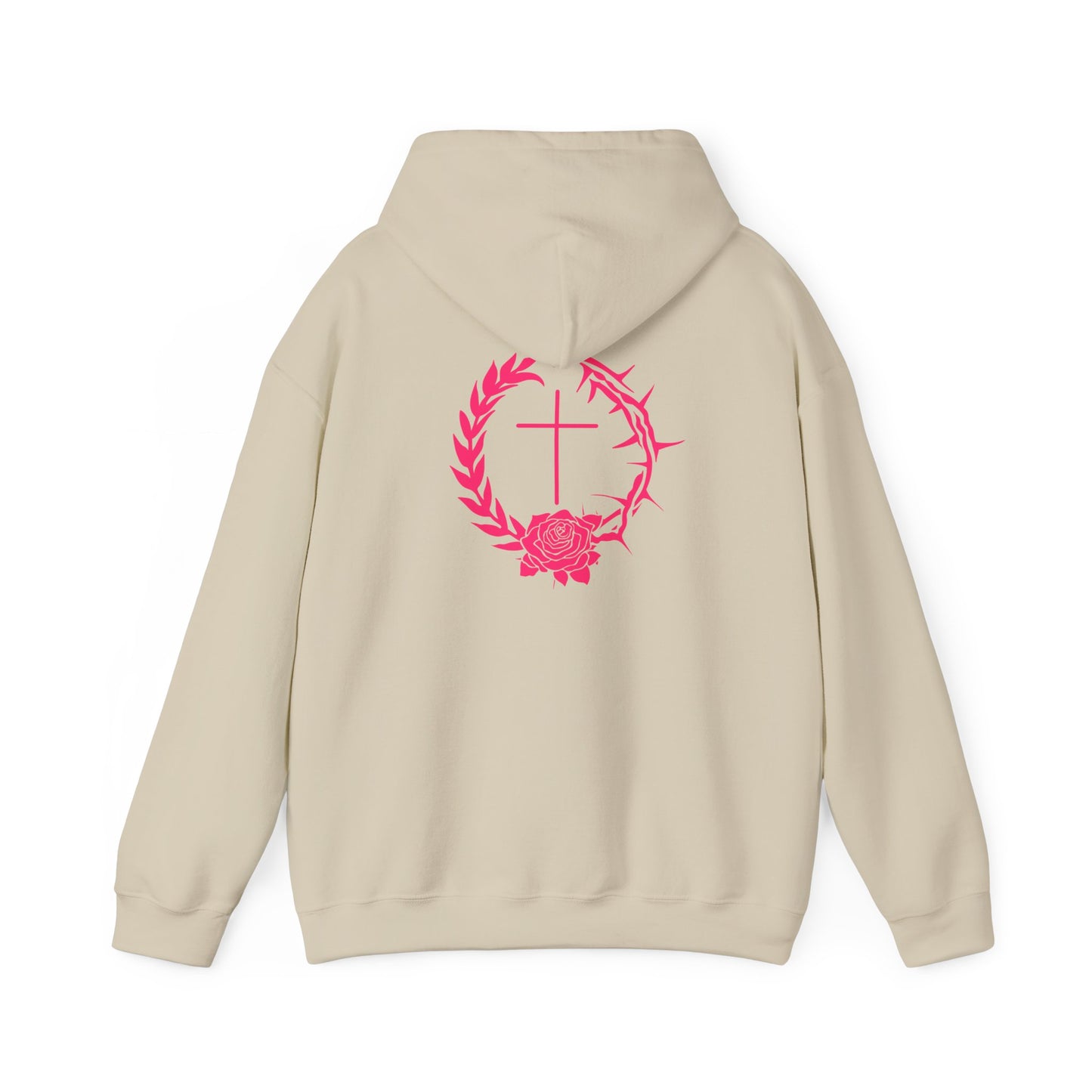 Faith-Inspired Floral Hoodie, Unisex Sweatshirt for Comfort, Perfect for Daily Wear, Gift for Loved Ones, Christian Apparel, Cozy Layering