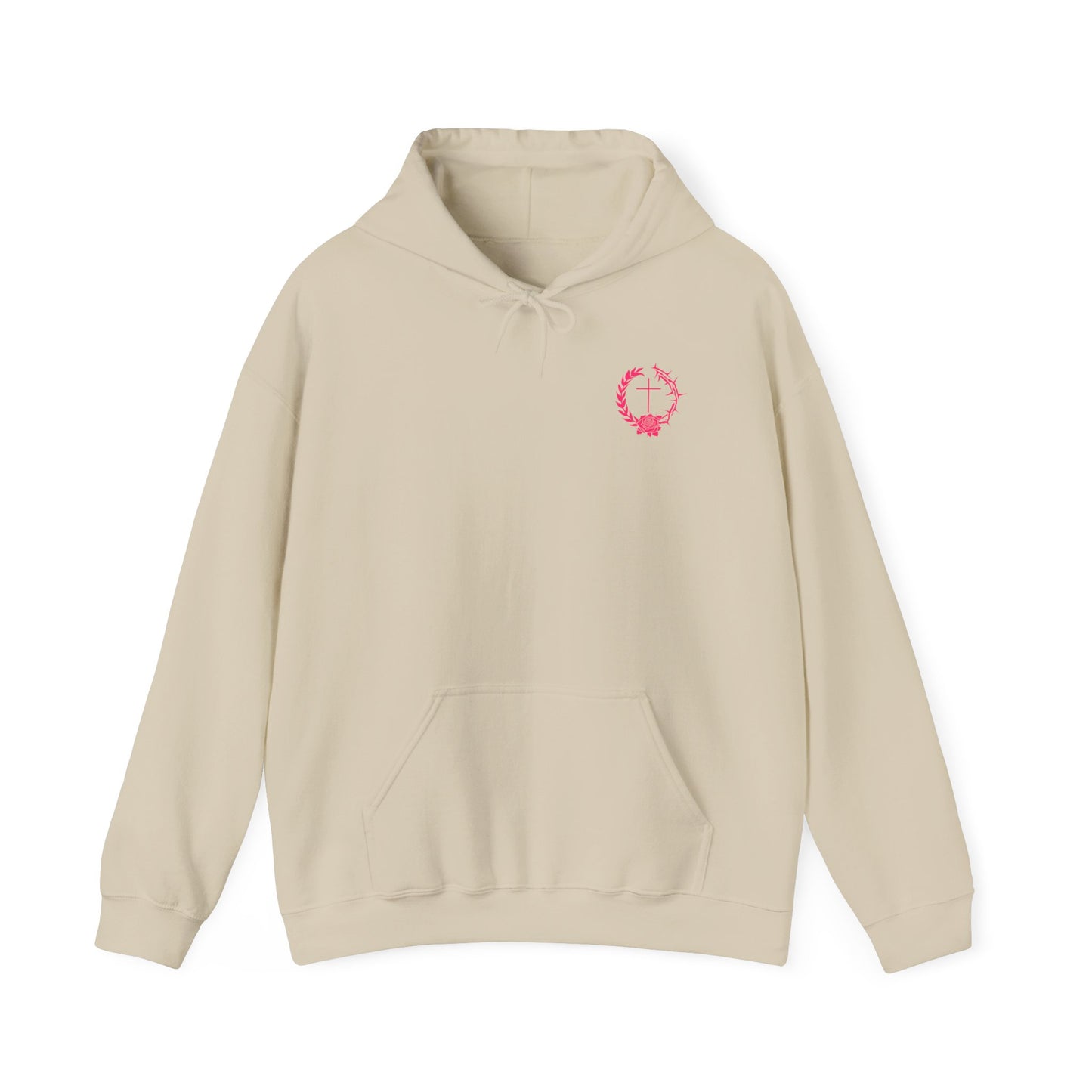 Faith-Inspired Floral Hoodie, Unisex Sweatshirt for Comfort, Perfect for Daily Wear, Gift for Loved Ones, Christian Apparel, Cozy Layering