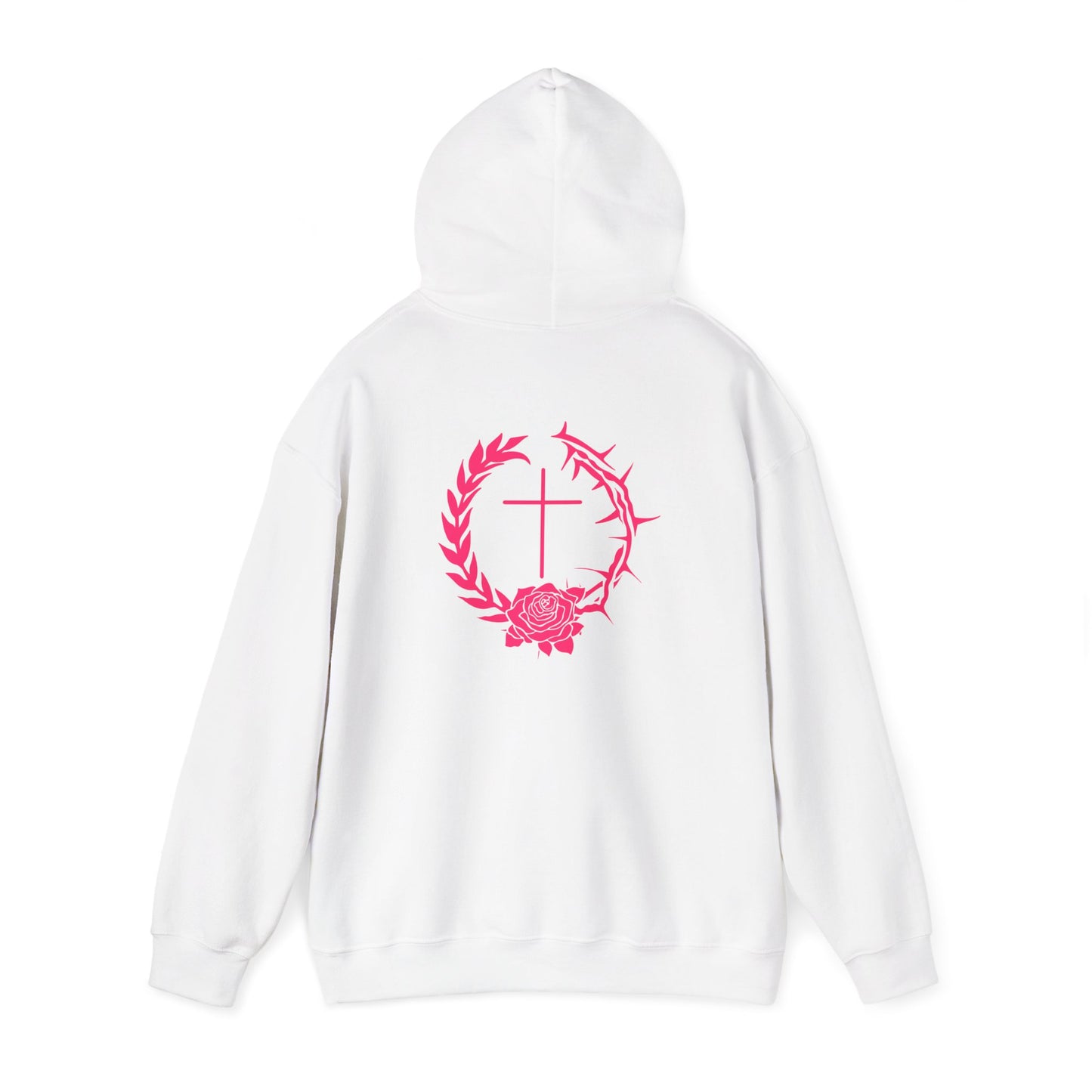 Faith-Inspired Floral Hoodie, Unisex Sweatshirt for Comfort, Perfect for Daily Wear, Gift for Loved Ones, Christian Apparel, Cozy Layering