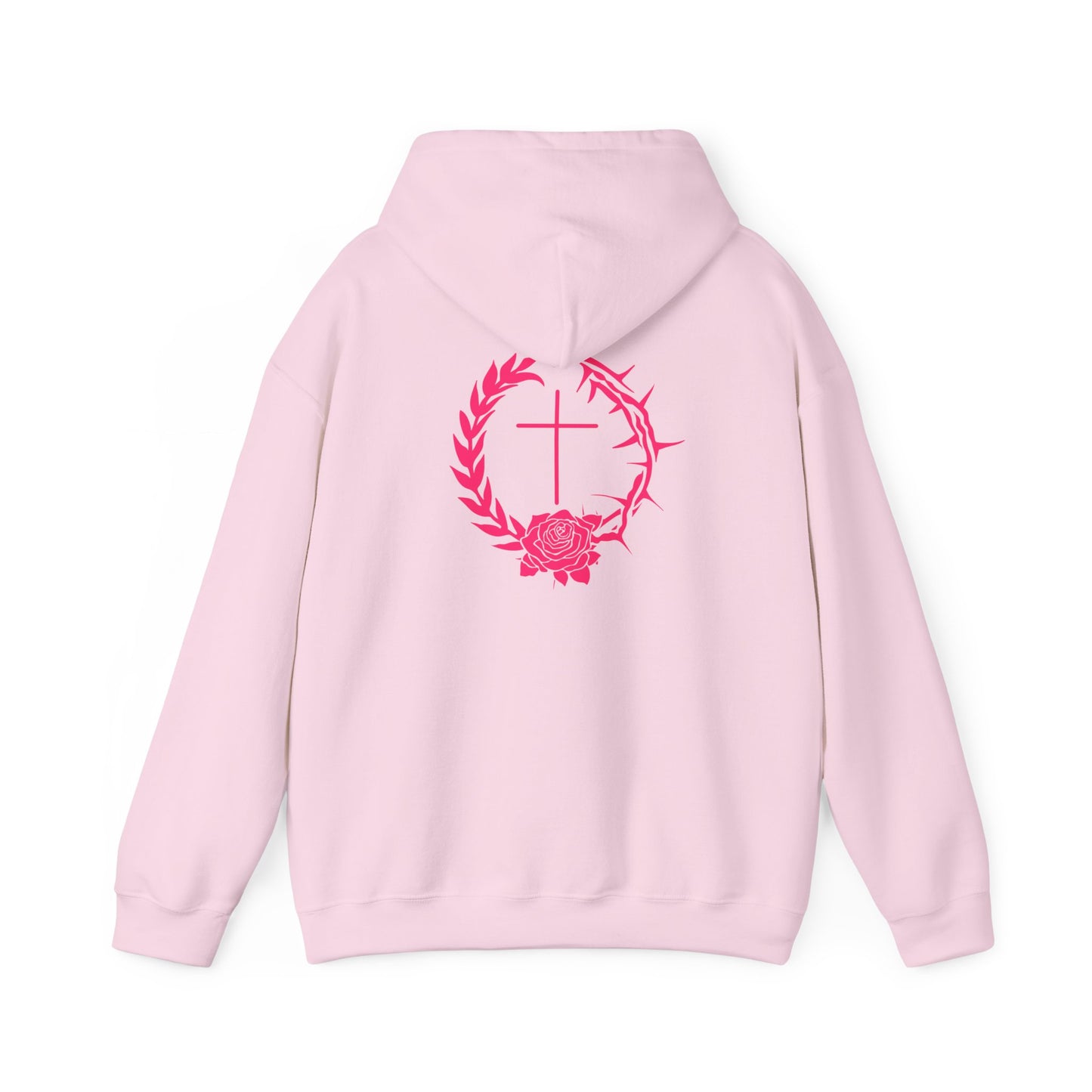Faith-Inspired Floral Hoodie, Unisex Sweatshirt for Comfort, Perfect for Daily Wear, Gift for Loved Ones, Christian Apparel, Cozy Layering