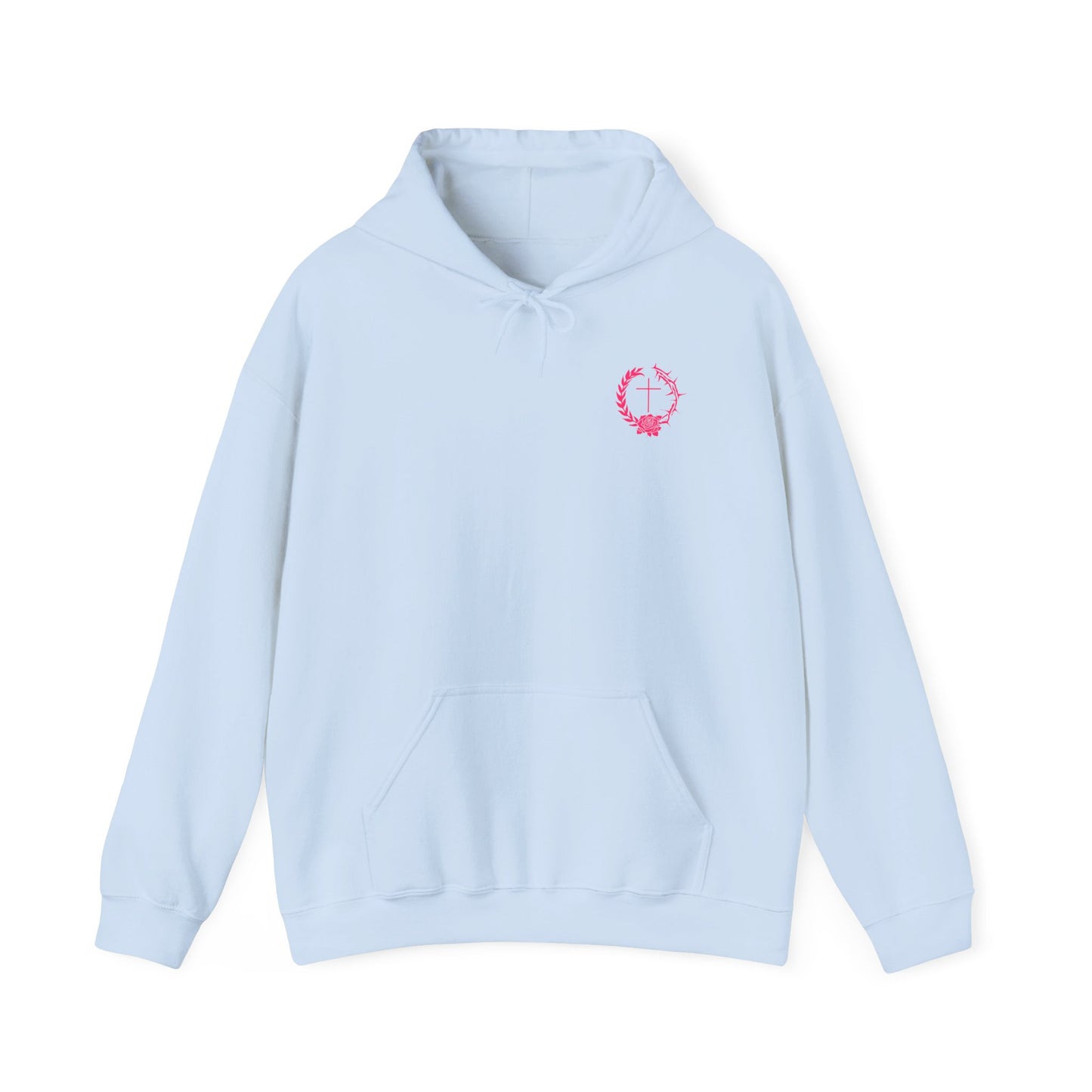 Faith-Inspired Floral Hoodie, Unisex Sweatshirt for Comfort, Perfect for Daily Wear, Gift for Loved Ones, Christian Apparel, Cozy Layering