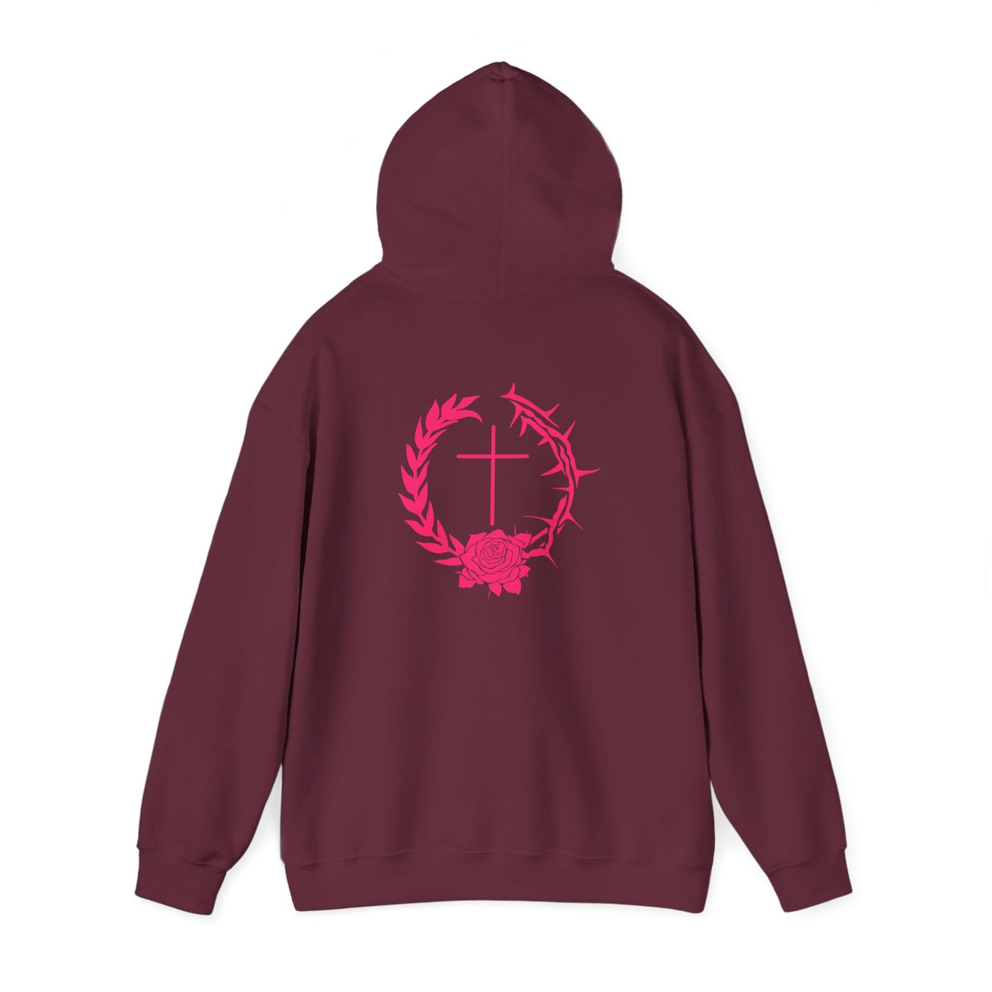 Faith-Inspired Floral Hoodie, Unisex Sweatshirt for Comfort, Perfect for Daily Wear, Gift for Loved Ones, Christian Apparel, Cozy Layering