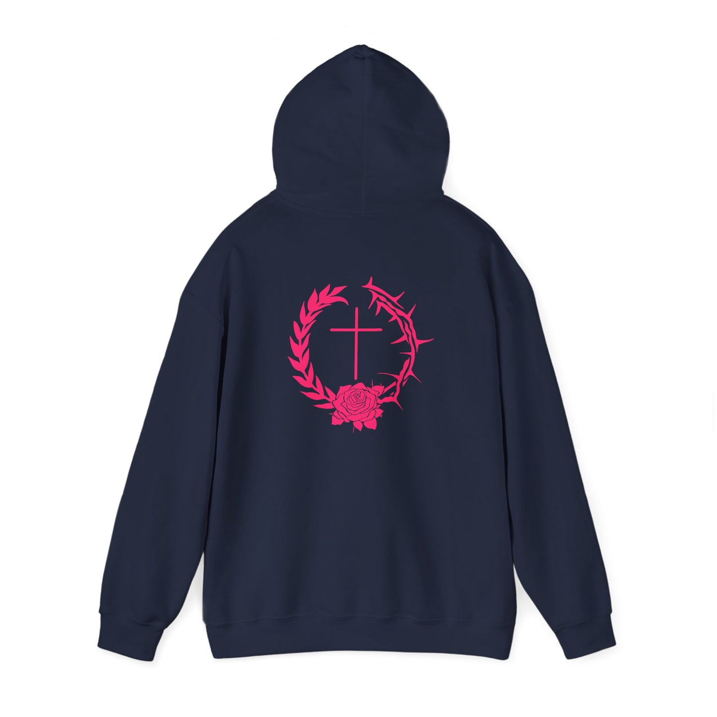 Faith-Inspired Floral Hoodie, Unisex Sweatshirt for Comfort, Perfect for Daily Wear, Gift for Loved Ones, Christian Apparel, Cozy Layering