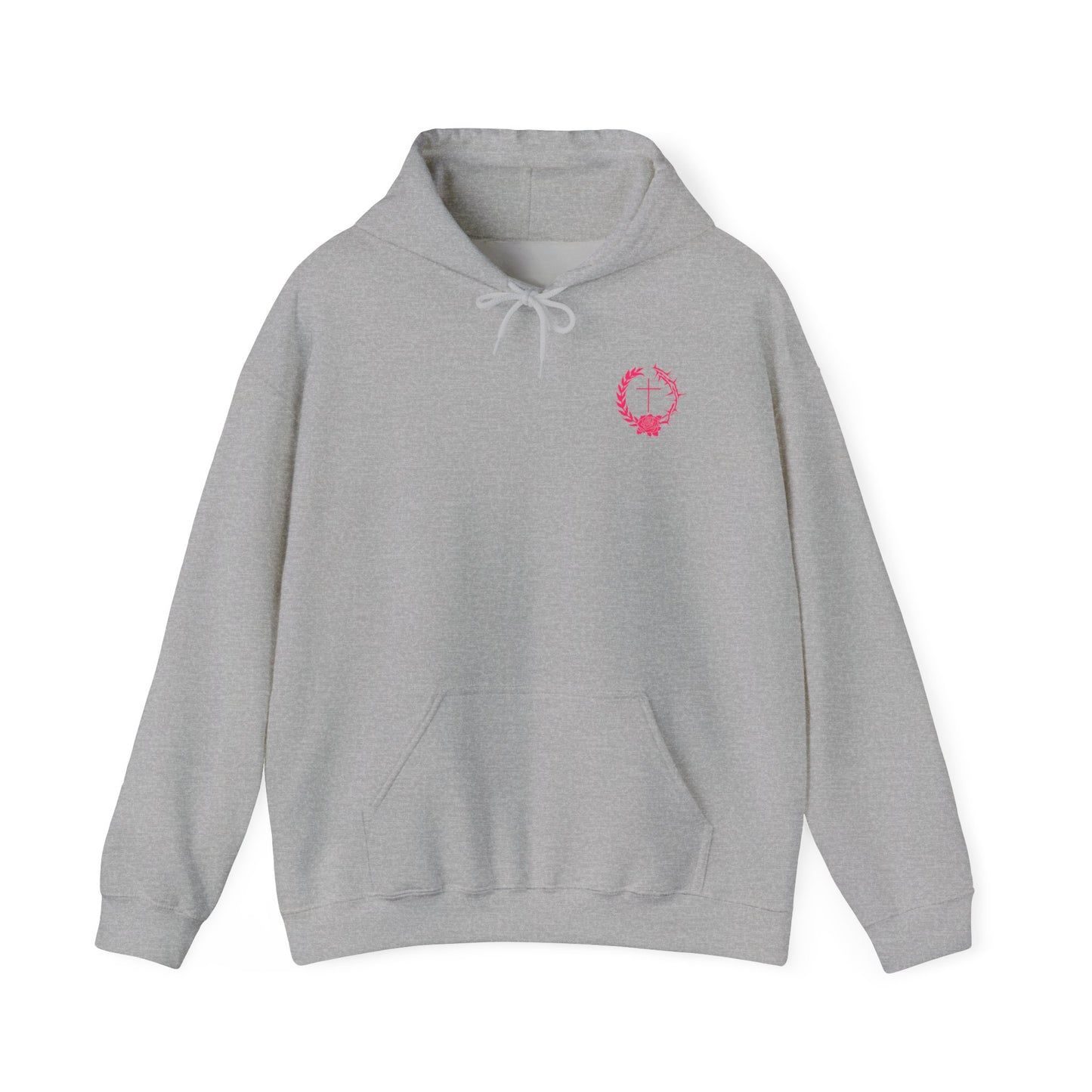 Faith-Inspired Floral Hoodie, Unisex Sweatshirt for Comfort, Perfect for Daily Wear, Gift for Loved Ones, Christian Apparel, Cozy Layering