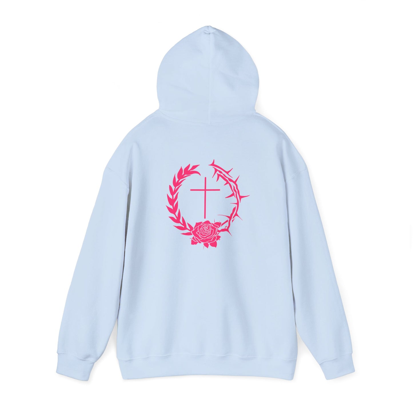 Faith-Inspired Floral Hoodie, Unisex Sweatshirt for Comfort, Perfect for Daily Wear, Gift for Loved Ones, Christian Apparel, Cozy Layering