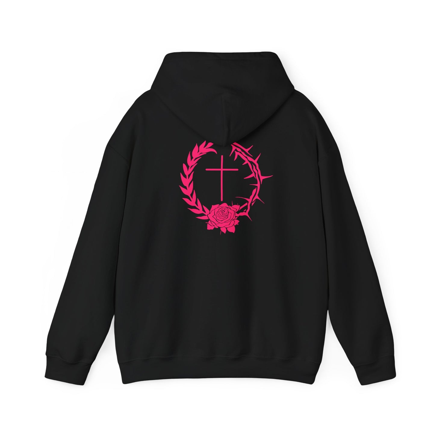 Faith-Inspired Floral Hoodie, Unisex Sweatshirt for Comfort, Perfect for Daily Wear, Gift for Loved Ones, Christian Apparel, Cozy Layering