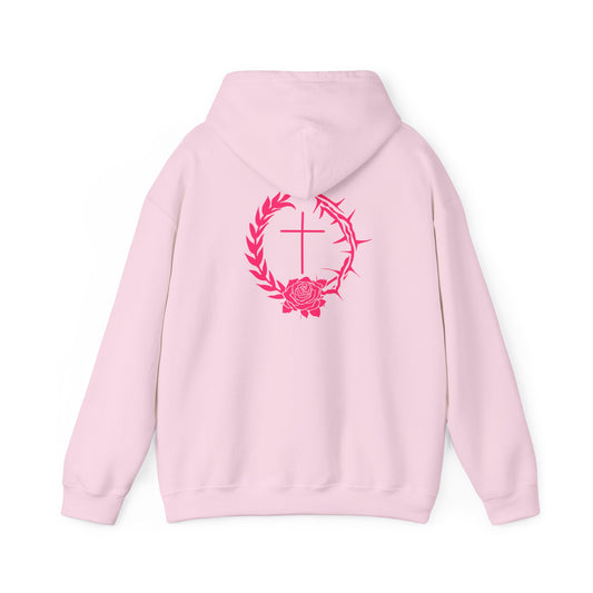 Faith-Inspired Floral Hoodie, Unisex Sweatshirt for Comfort, Perfect for Daily Wear, Gift for Loved Ones, Christian Apparel, Cozy Layering