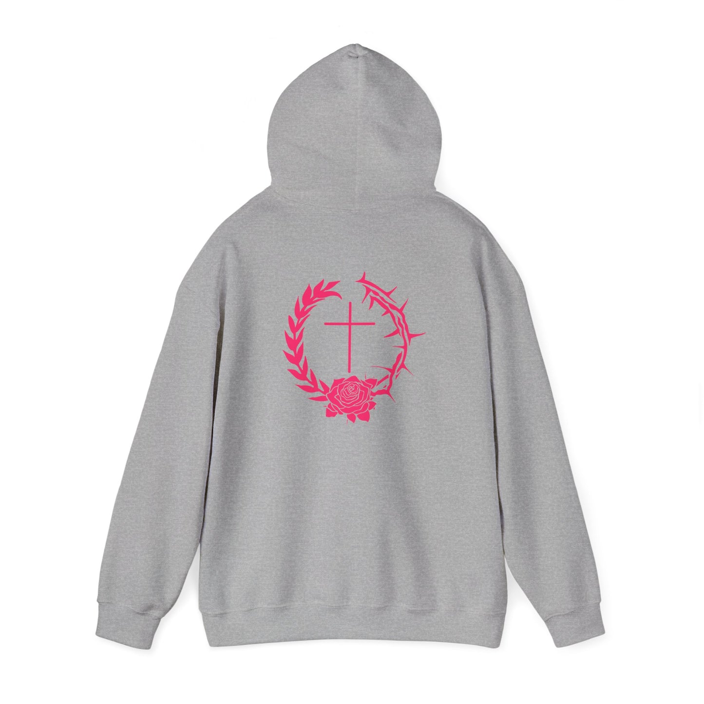 Faith-Inspired Floral Hoodie, Unisex Sweatshirt for Comfort, Perfect for Daily Wear, Gift for Loved Ones, Christian Apparel, Cozy Layering