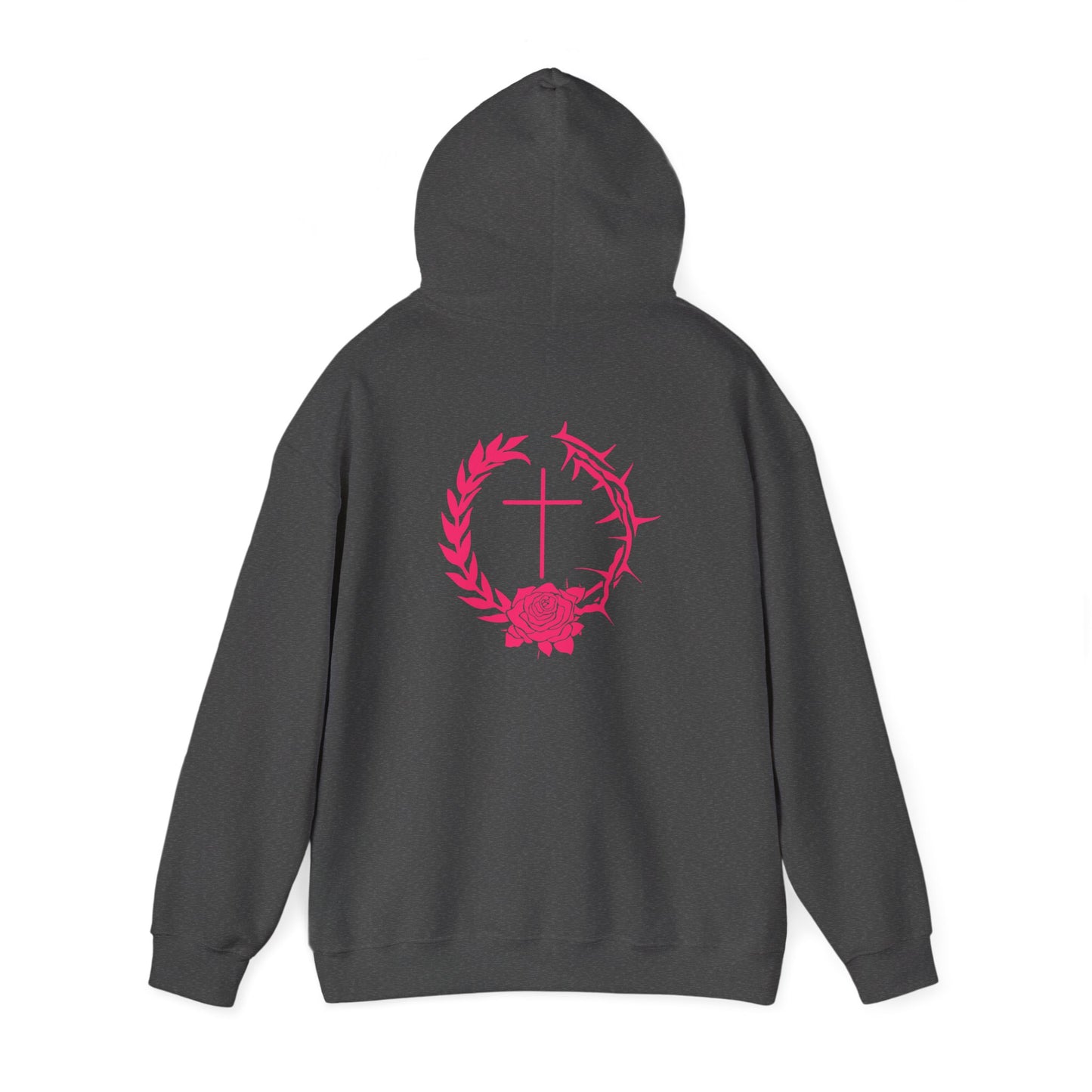 Faith-Inspired Floral Hoodie, Unisex Sweatshirt for Comfort, Perfect for Daily Wear, Gift for Loved Ones, Christian Apparel, Cozy Layering