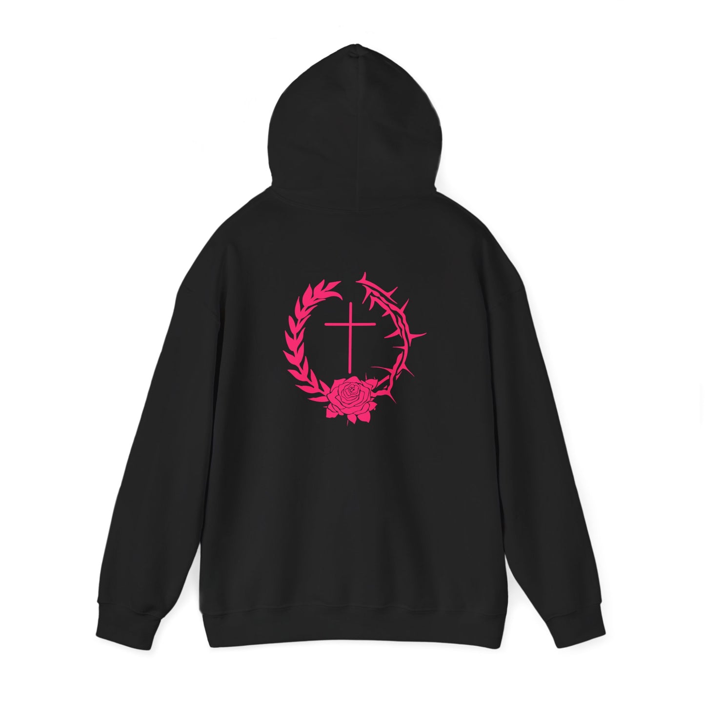 Faith-Inspired Floral Hoodie, Unisex Sweatshirt for Comfort, Perfect for Daily Wear, Gift for Loved Ones, Christian Apparel, Cozy Layering