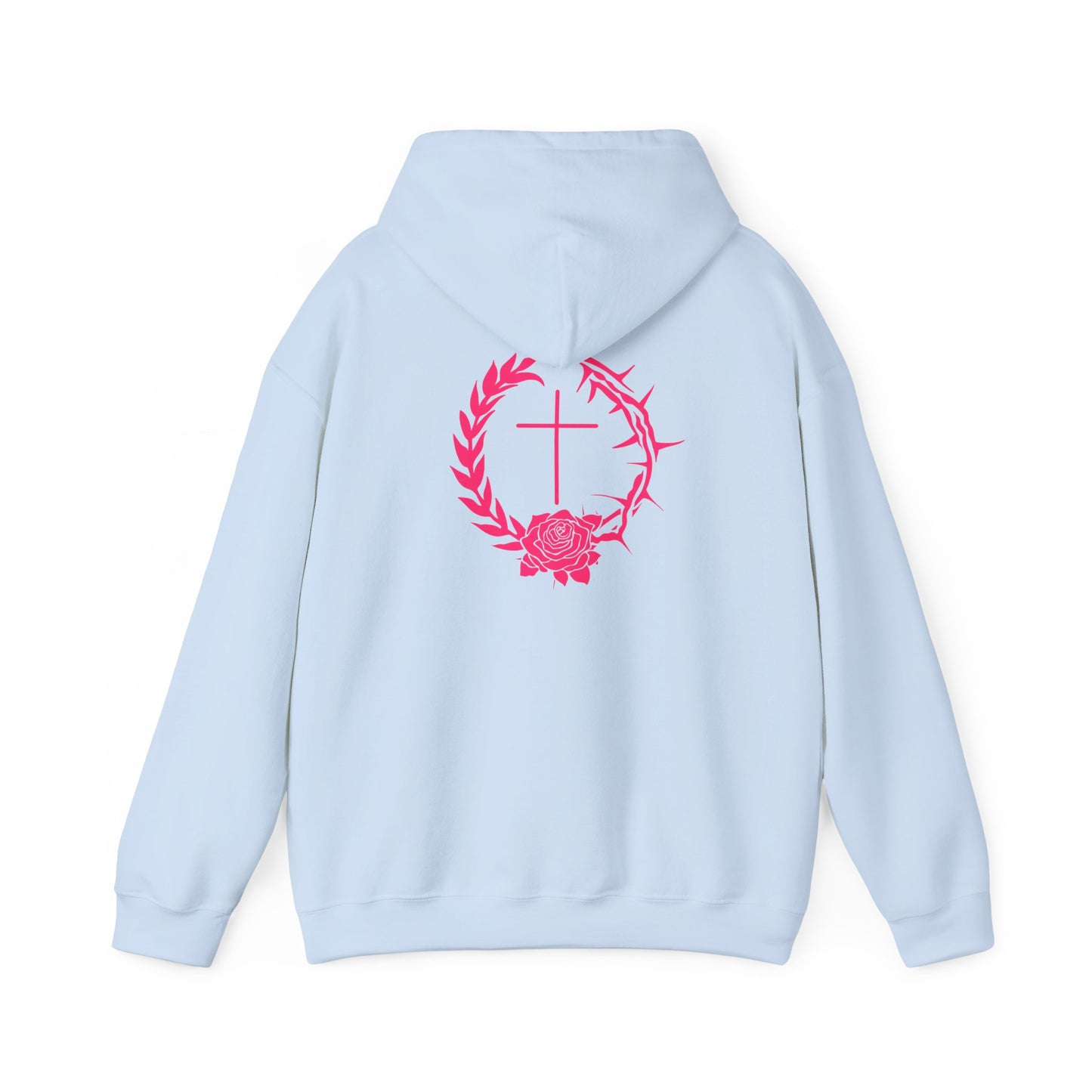 Faith-Inspired Floral Hoodie, Unisex Sweatshirt for Comfort, Perfect for Daily Wear, Gift for Loved Ones, Christian Apparel, Cozy Layering