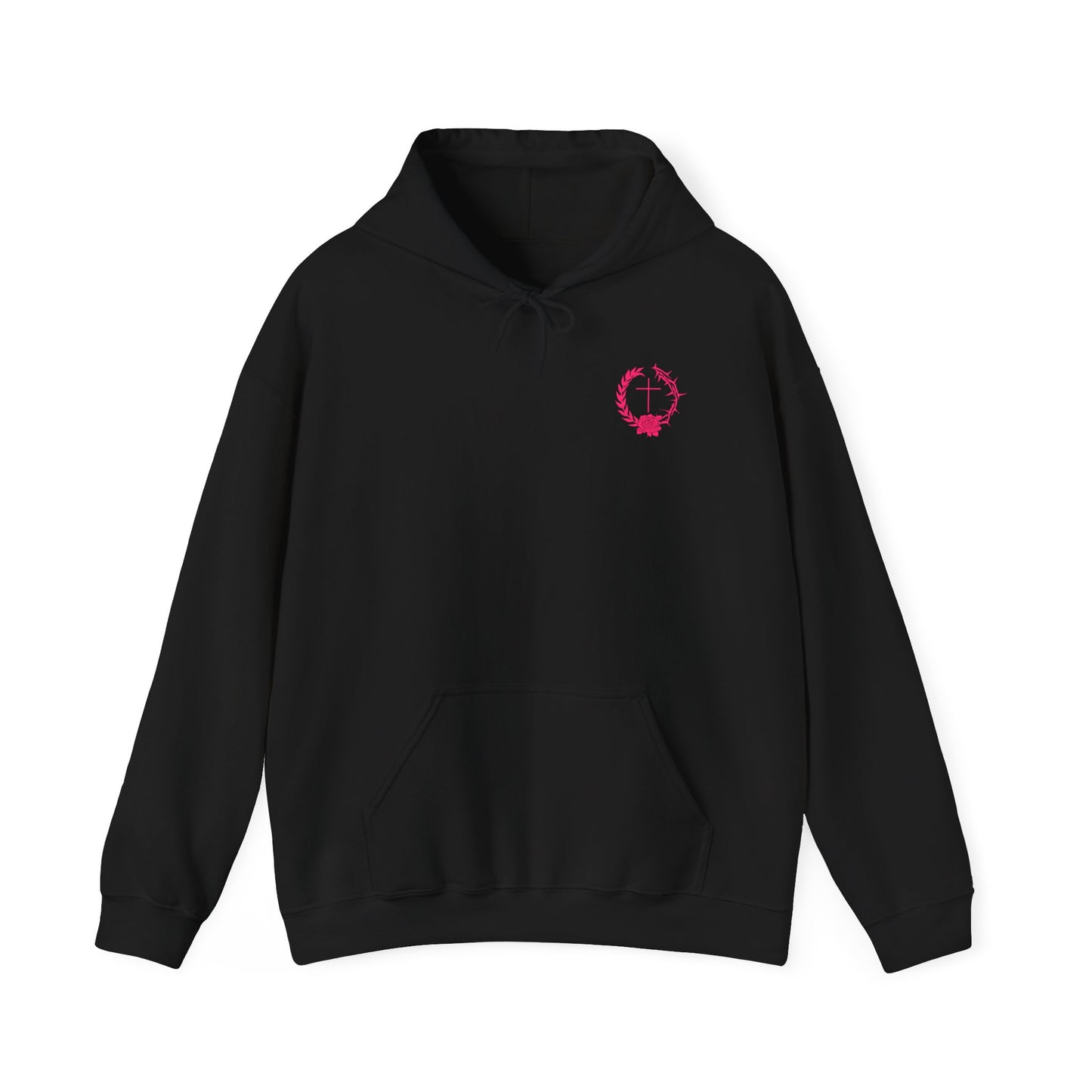 Faith-Inspired Floral Hoodie, Unisex Sweatshirt for Comfort, Perfect for Daily Wear, Gift for Loved Ones, Christian Apparel, Cozy Layering
