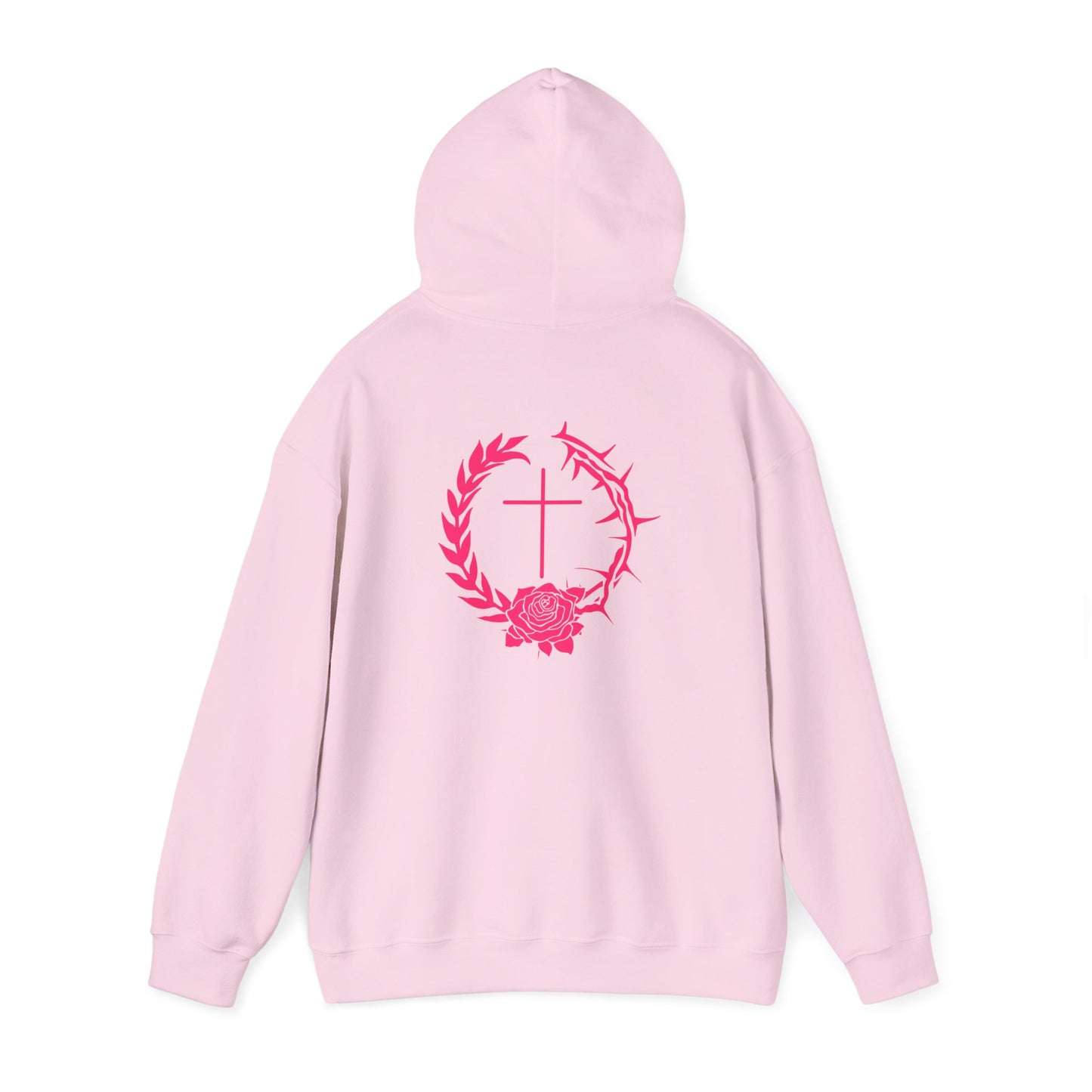 Faith-Inspired Floral Hoodie, Unisex Sweatshirt for Comfort, Perfect for Daily Wear, Gift for Loved Ones, Christian Apparel, Cozy Layering